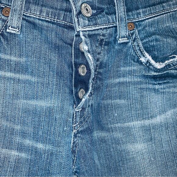 7 For All Mankind “Crop Boy Cut” Jeans sz 24 - Picture 8 of 10